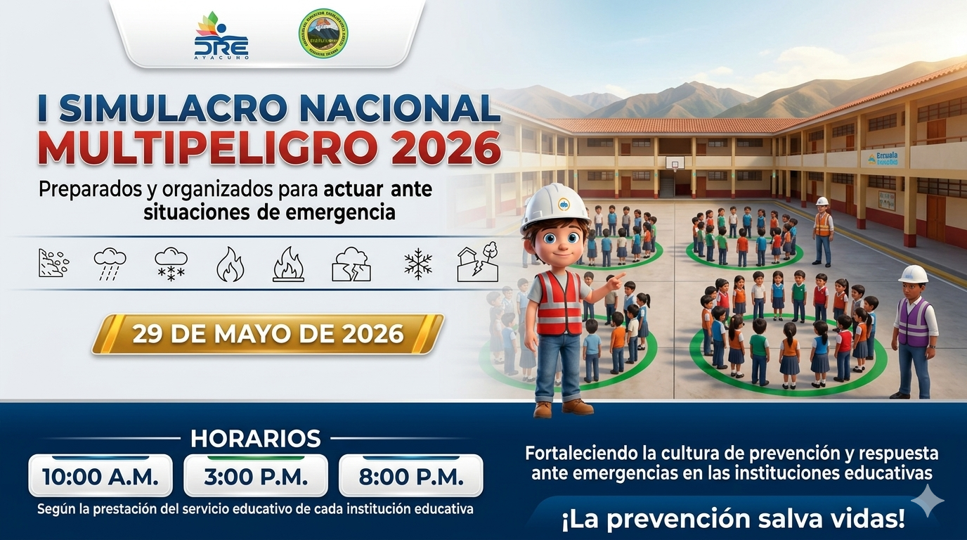 I SIMULACRO NACIONAL MULTIPELIGRO 2026