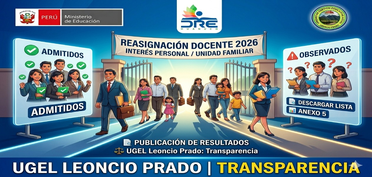 RESULTADOS DEL PROCESO DE REASIGNACION DOCENTE 2026